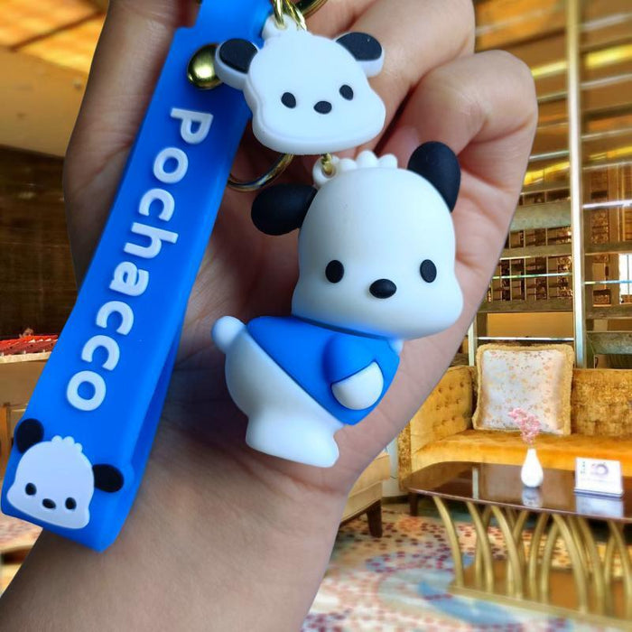 Wholesale Cartoon Silicone Doll Keychain JDC-KC-MingT041