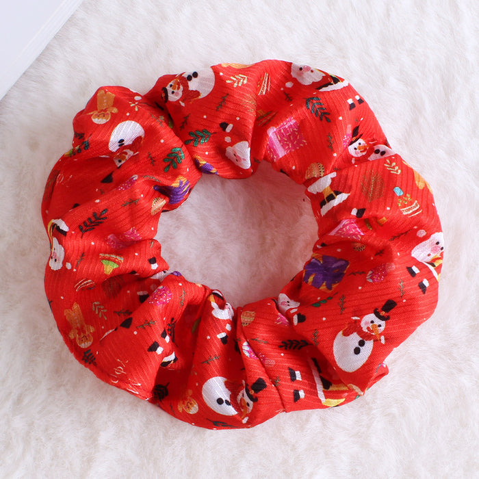 Wholesale Christmas Plush Hair Scrunchies JDC-HS-Heqin003