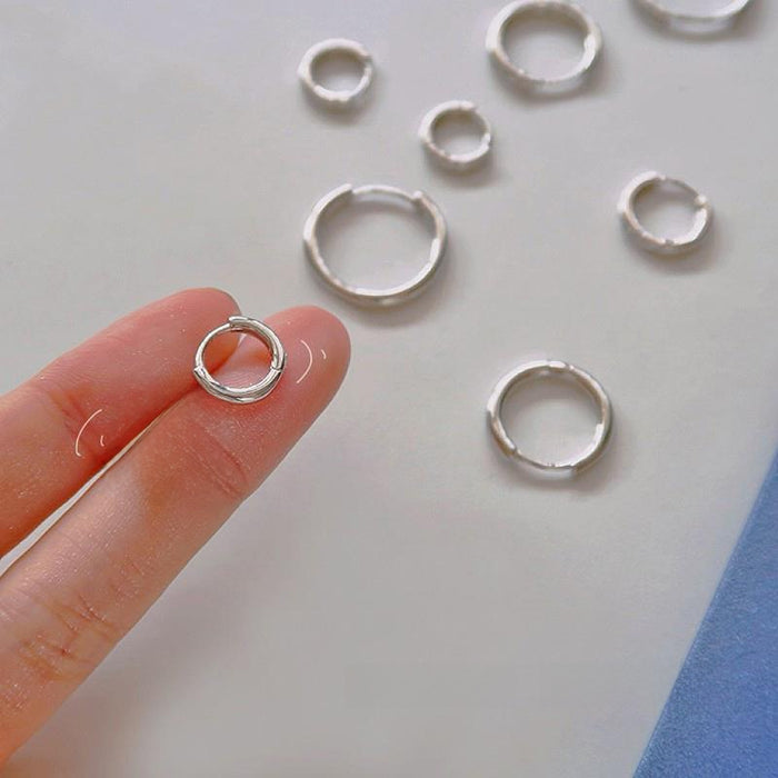 Wholesale Sterling silver earrings for women plain hoop earrings earrings earrings ear bone stud earrings