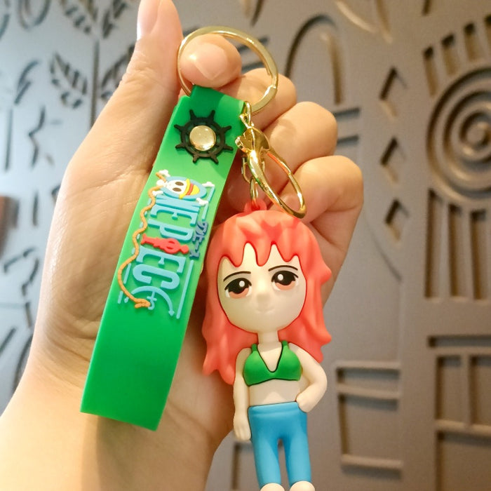 Wholesale Cute 3D Doll Silicone Keychain JDC-KC-MingT147