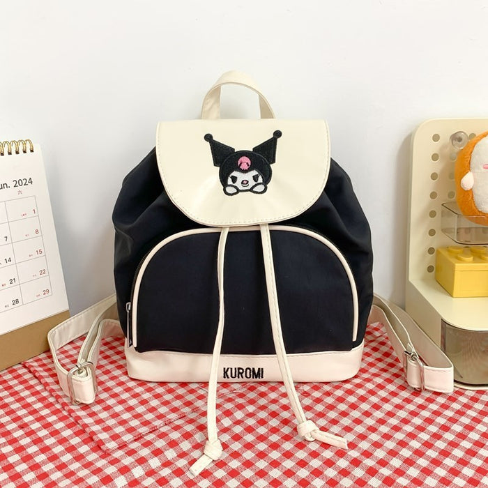 Wholesale Cute plush flip backpack with large capacity, cute backpack, cartoon casual backpack