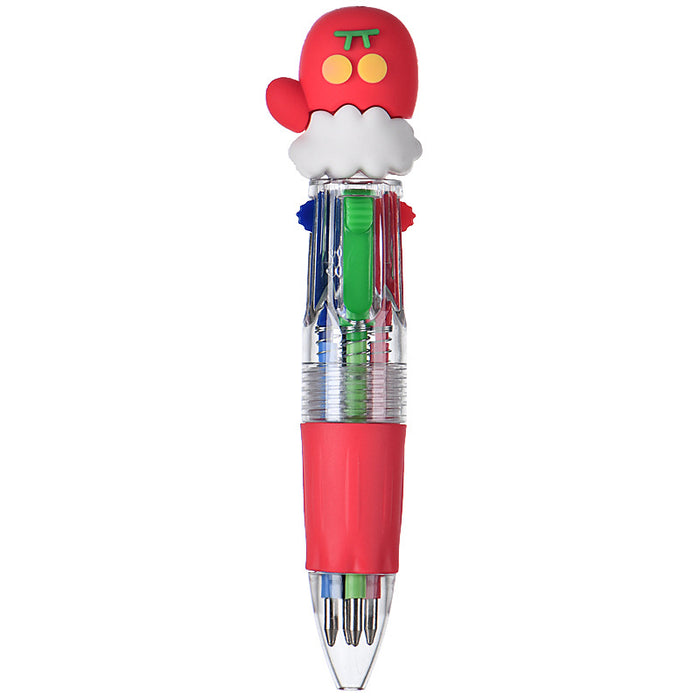 Wholesale Four-color ballpoint pen cute cartoon multi-color pen