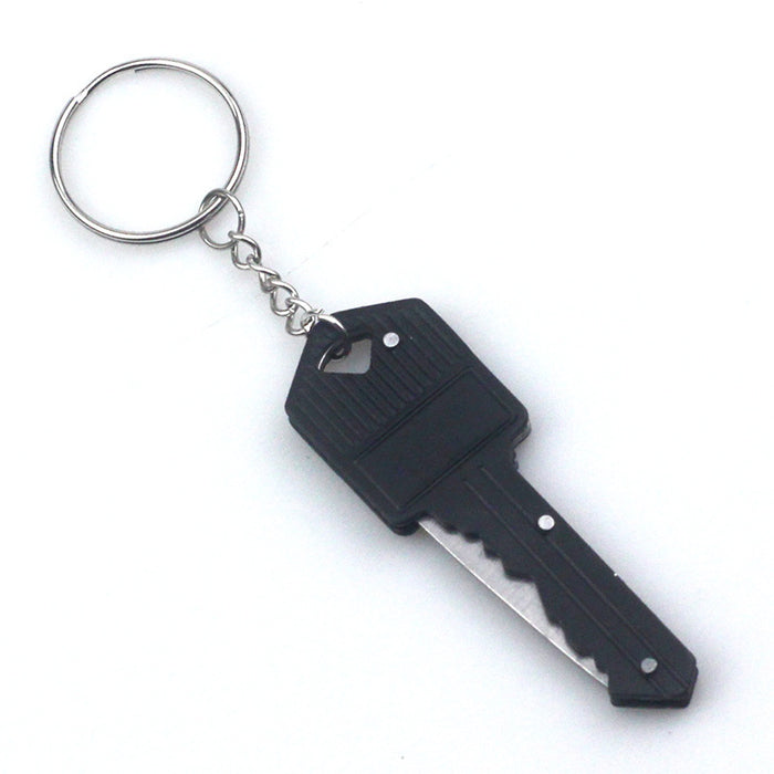 Wholesale Electroplated Metal EDC Keychain Knife Purple Outdoor Utility Everyday Carry Boutique Resale