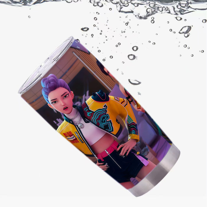 Wholesale 20oz K-pop Cartoon Print Stainless Steel Insulated Cup