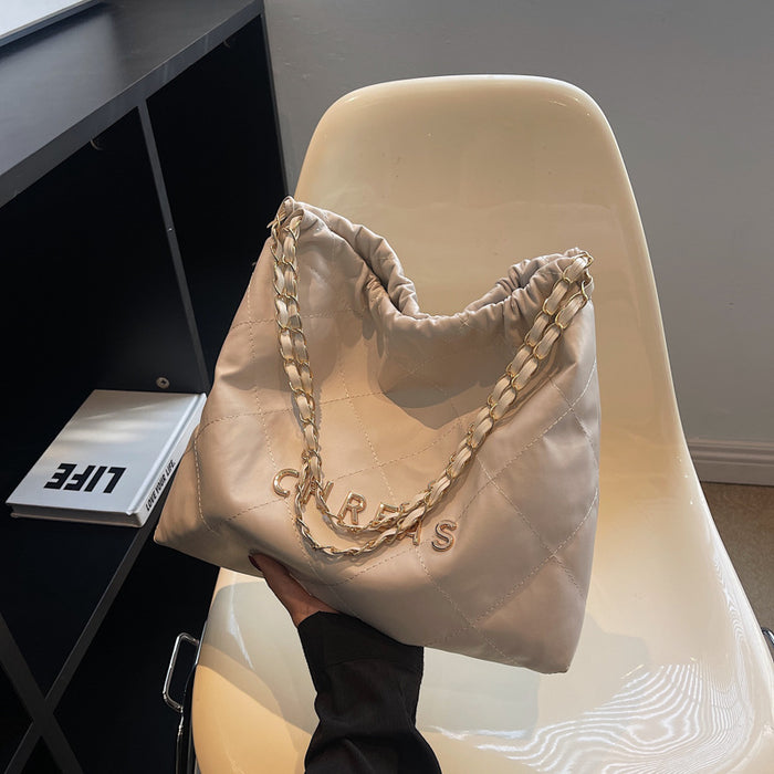 Wholesale PU Diamond Embroidery Chain Shoulder Underarm Bag JDC-SD-MingShuo008