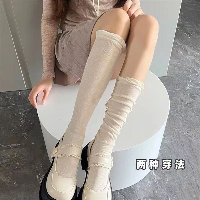 Wholesale Socks ballet style pile socks long tube socks