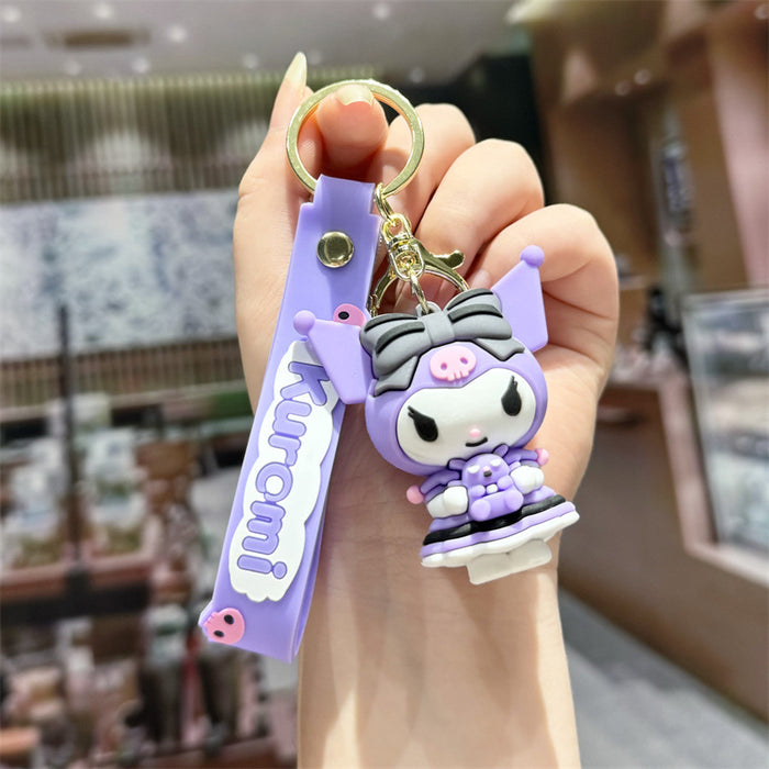 Wholesale Cartoon Silicone Doll Keychain JDC-KC-HaoXi007