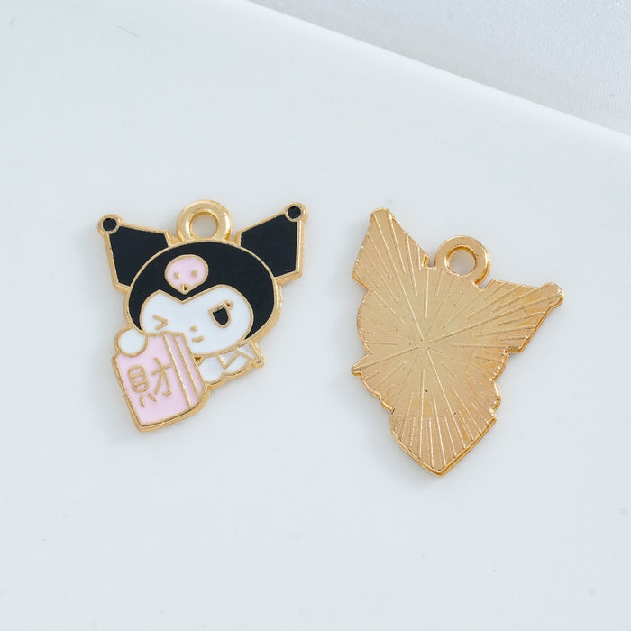 Wholesale 10 pcs Enamel cartoon DIY bracelet charms