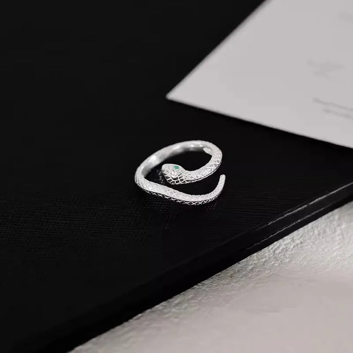 Wholesale Serpentine ring for women, light luxury, niche, index finger ring, high-end ring