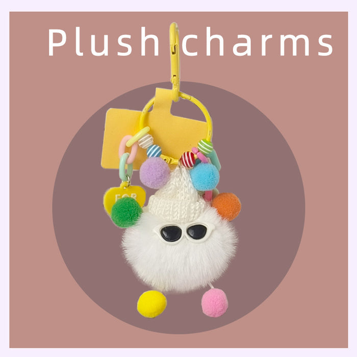 Wholesale Cute Plush Elf Bag Charm Pink Keychain Resale Accessory MOQ≥5
