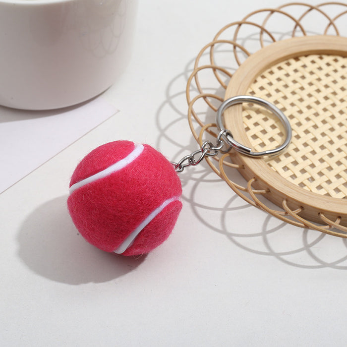 Wholesale color tennis key chain pendant mobile phone case bag pendant