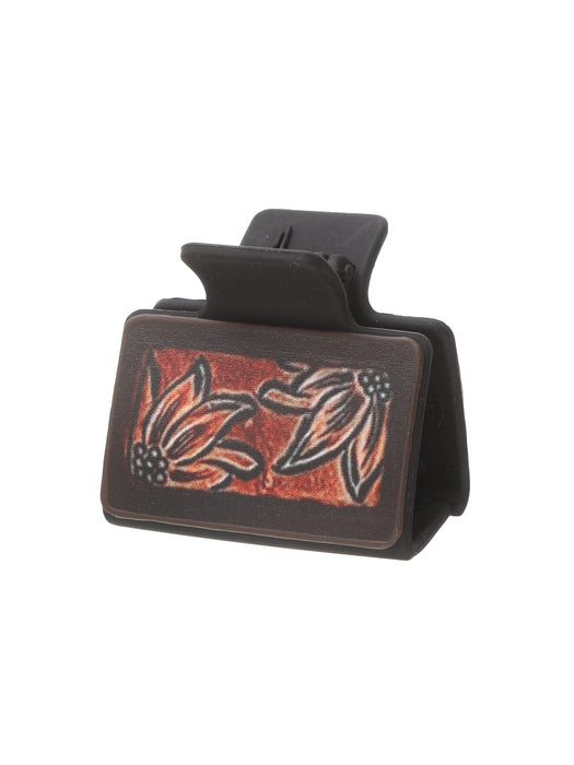 Wholesale West Wind Sunflower Cactus Leather Shark Clip Grab Clip Women Hairpin