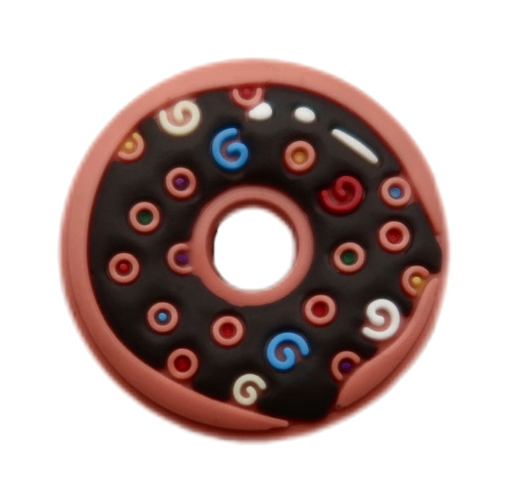 Wholesale Doughnut hole shoe flower shoe buckle PVC soft rubber shoe flower DIY accessory decoration buckle shoelace buckle in stock