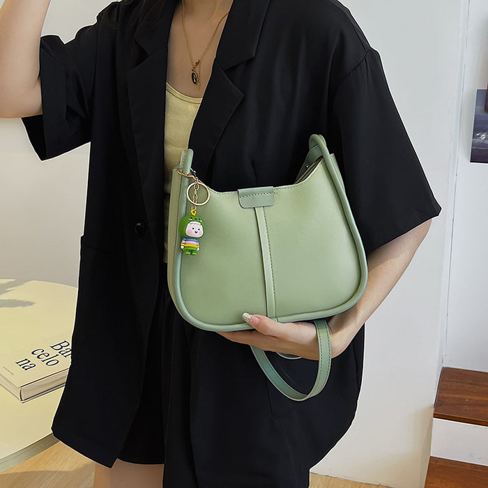 Wholesale Fashionable texture small bag new versatile niche crossbody bag popular single shoulder underarm bucket bag