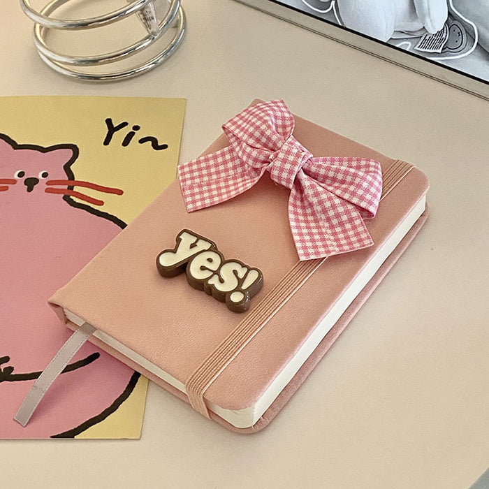 Wholesale Stylish Bow Design Pocket Notebook for Students and Children Boutique Gift