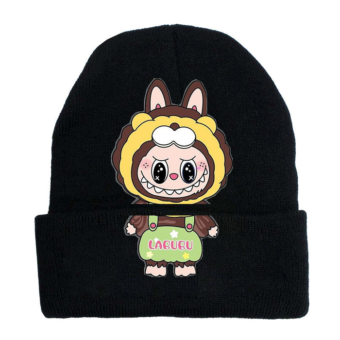 Wholesale   knitted hat autumn and winter new wool hat adult outdoor warm hat cross-border cartoon cold hat