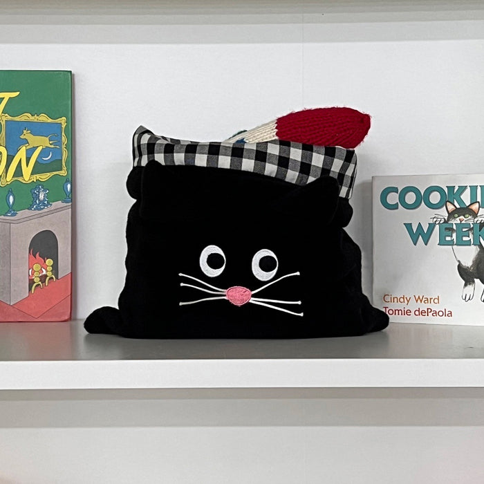 Wholesale Cat Embroidered Drawstring Bag Travel Portable Bag Storage Bag