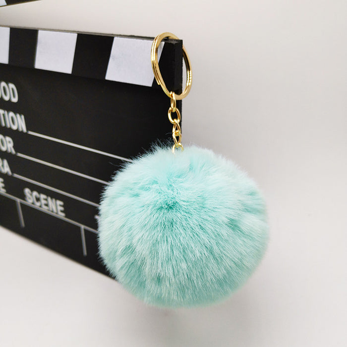 Wholesale Imitation otter rabbit fur ball hanging accessories, bags, plush keychains, pendants, accessories, gifts