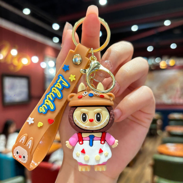 Wholesale New arrival cartoon cute cross-dressing funny doll bag keychain gift pendant