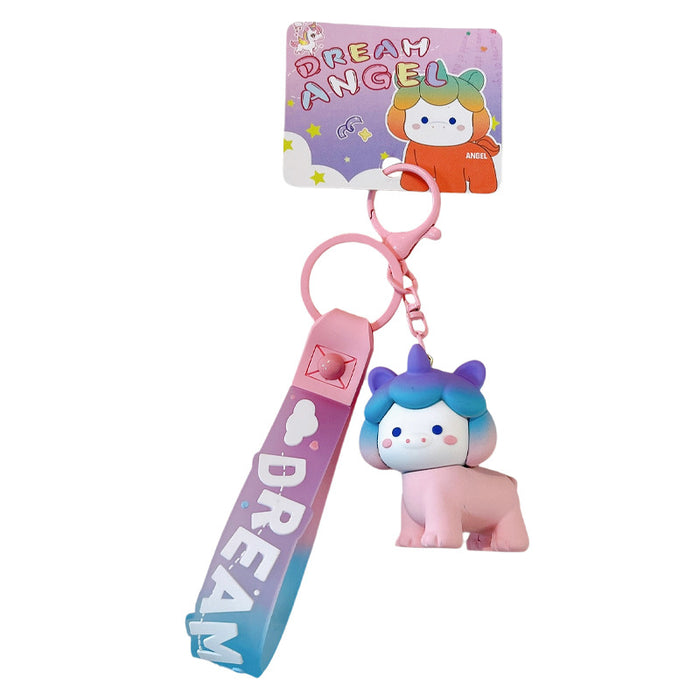 Wholesale Gradient Unicorn Keychain