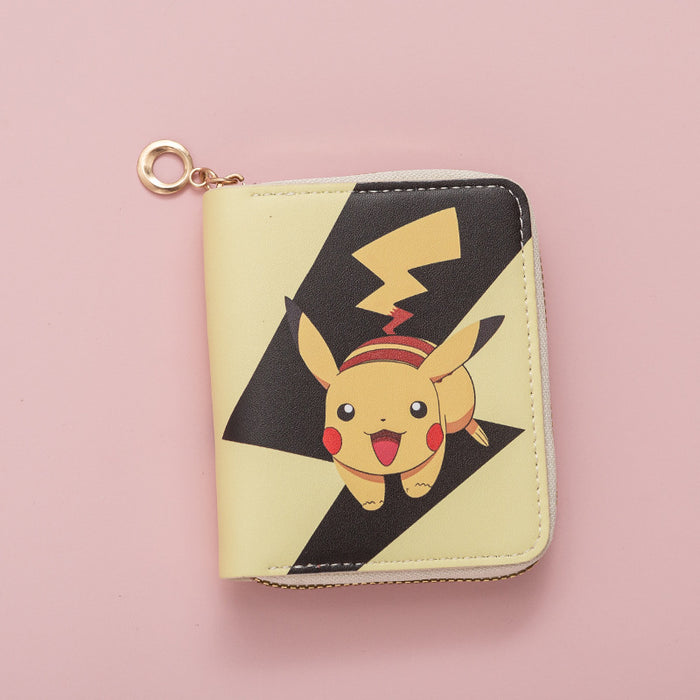 Wholesale Cartoon Anime Short Zipper Wallet JDC-WT-QT020