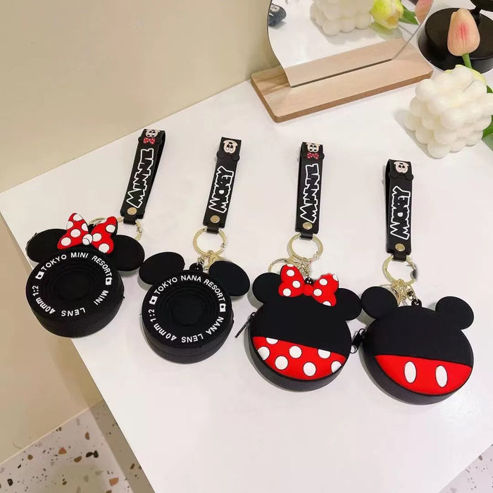 Wholesale Fashion Silicone Cartoon Coin Purse With Zipper Transparent Small Wallet Pendant