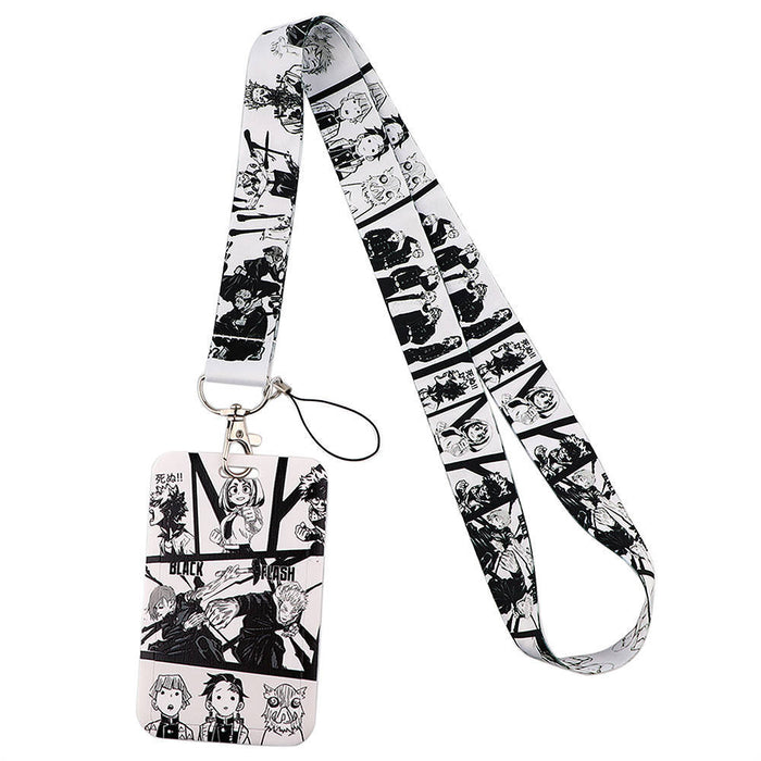 Wholesale 10 pcs Cartoon lanyard anti-loss hard shell keychain