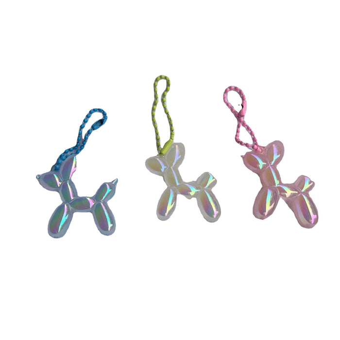 Wholesale Laser Balloon Doll Keychain Pendant Versatile Personalized Pendant Colorful Dog Creative Jewelry Gift