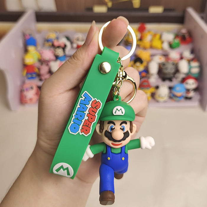 Wholesale Cartoon Silicone Keychain  Car Key Pendant Creative Bag Pendant