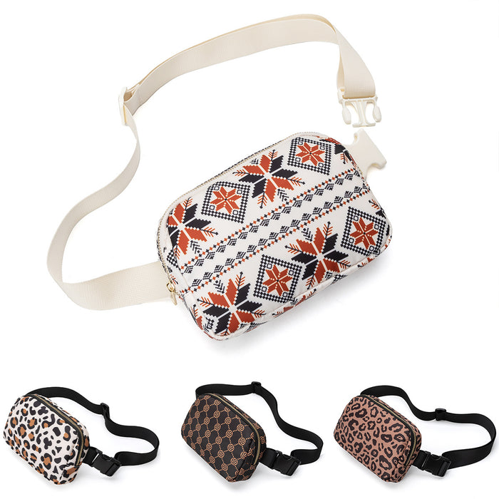 Wholesale Bohemian Ethnic Style Chest Bag Waist Bag Outdoor Running Mobile Phone Bag Crossbody Bag Portable