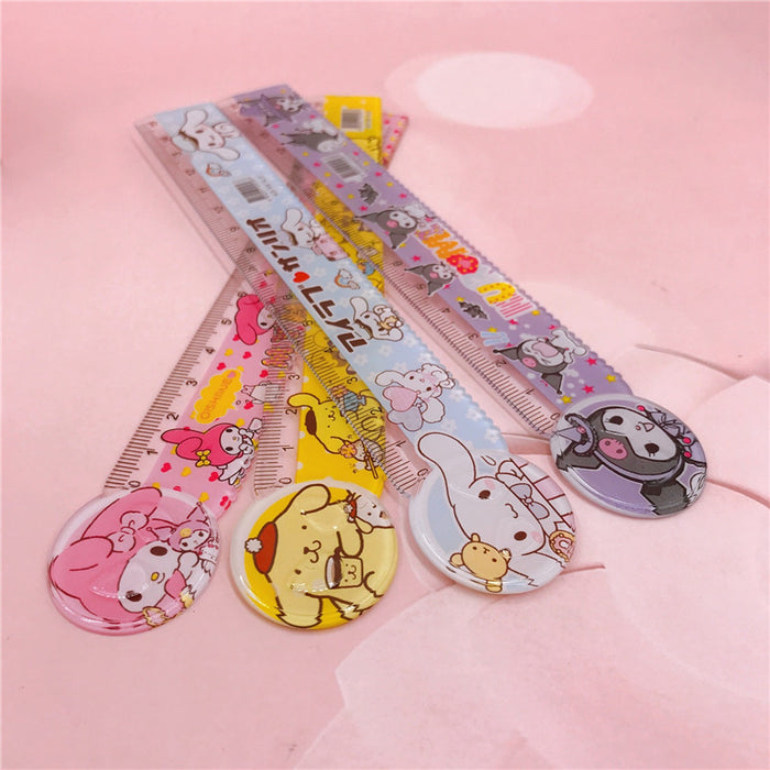 Wholesale 100pcs Plastic Cartoon Ruler JDC-RR-YaLL001