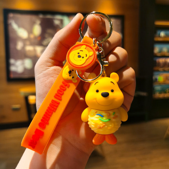 Wholesale Cartoon Doll Silicone Keychain JDC-KC-Tingm207