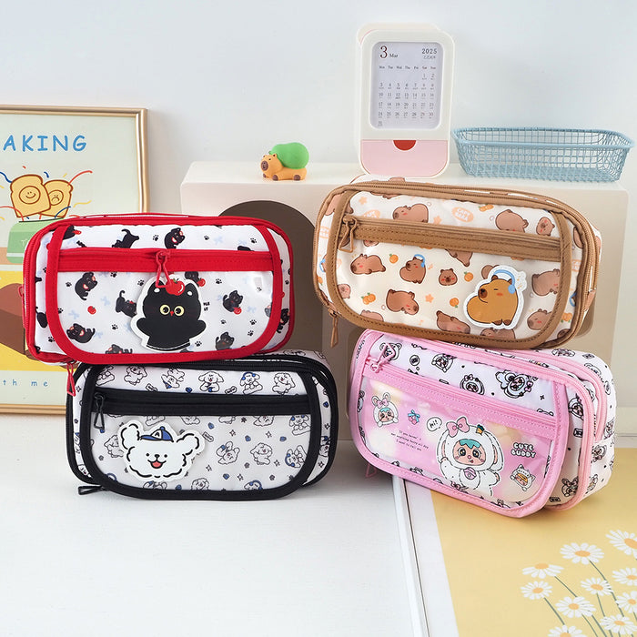 Wholesale Cartoon Pencil Bag Large Capacity Stationery Bag