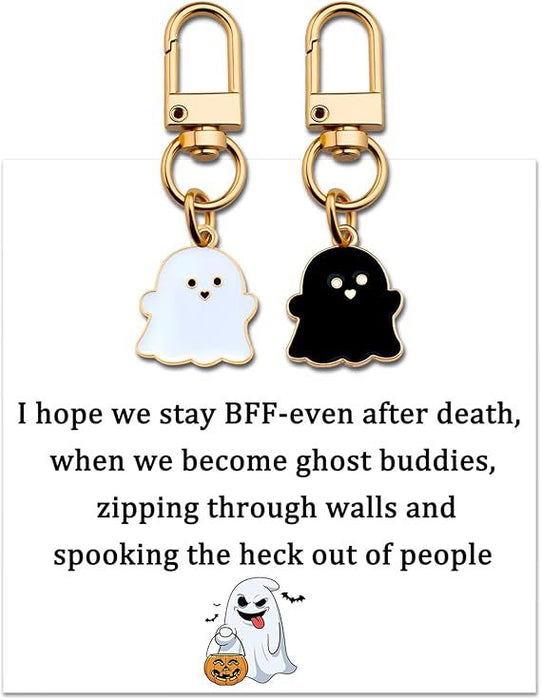 Wholesale Alloy Ghost Keychain  Dark Style Car Key Accessory Gift MOQ:2