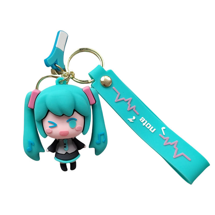 Wholesale Cartoon Silicone Doll Keychain JDC-KC-ZhuoRan037