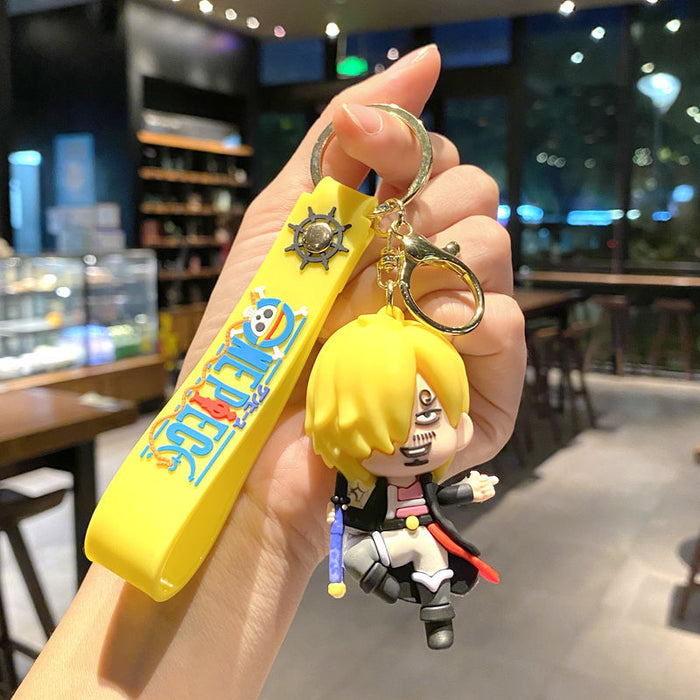 Wholesale Metal Keychain Cartoon Anime Cosplay Bag Charm Gift for Car Key Accessory MOQ≥2