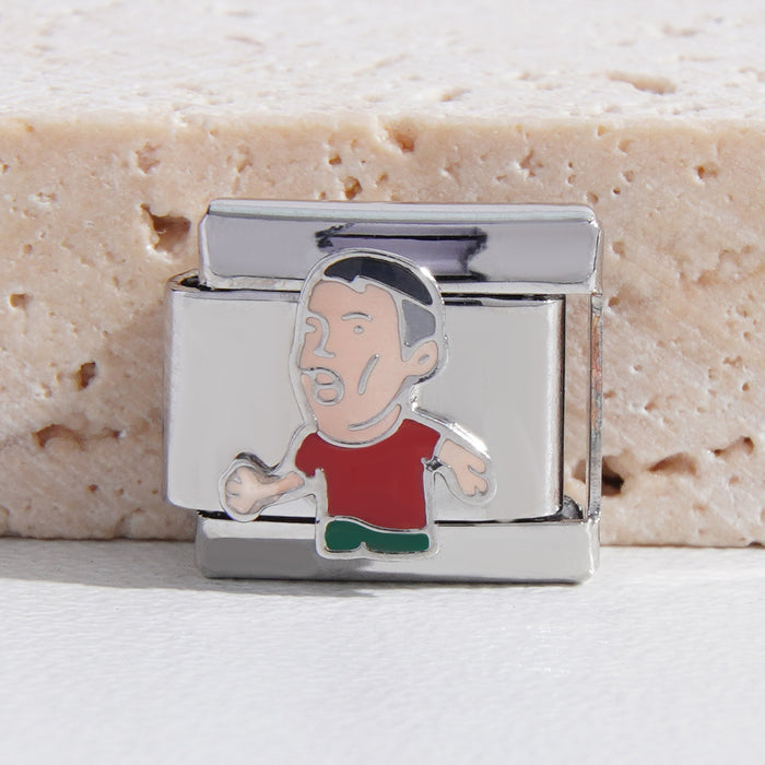 Wholesale Module Bracelet Football Club Series DIY Removable Assembly Single Module Jewelry Wholesale