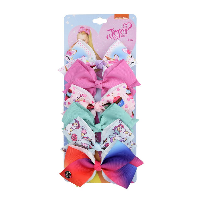 Wholesale Halloween Polyester Fabric Bow Hair Clip Set JDC-HC-Xiane018