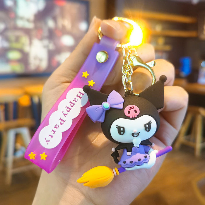 Wholesale Cartoon Silicone Doll Keychain JDC-KC-Tingm284