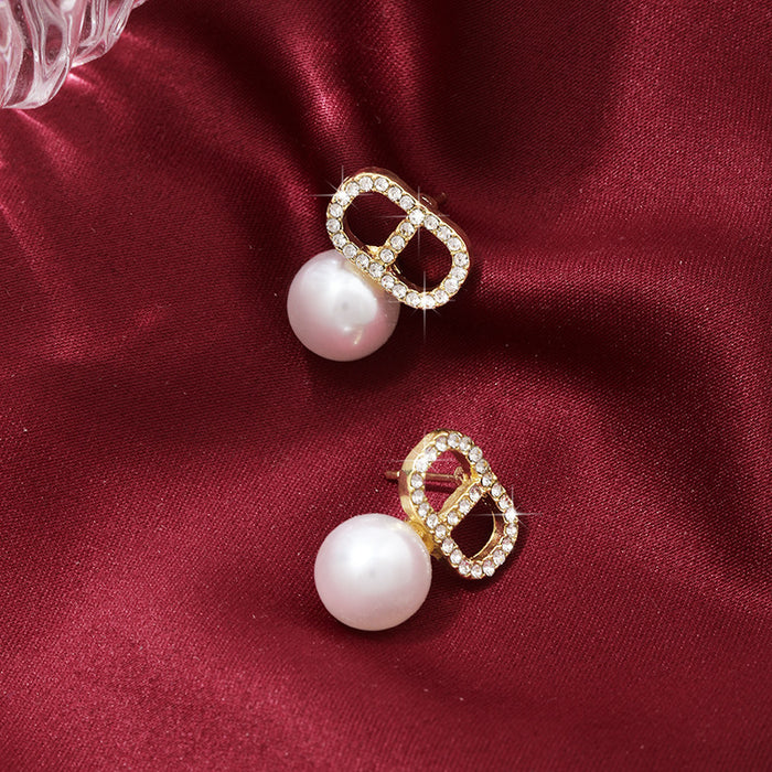 Wholesale Pearl Earrings Women's Autumn and Winter High-end Elegant Unique Earrings