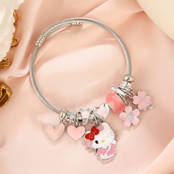 Wholesale Stainless Steel Bracelet Fashion Jewelry Accessory Gift MOQ≥2