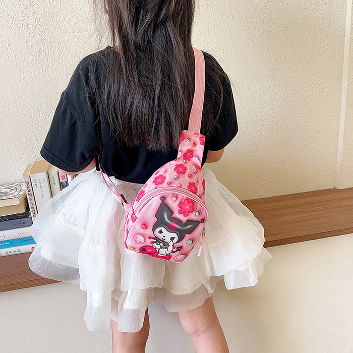 Wholesale Children's trendy handbag, chest bag, coin purse, shoulder bag, men's casual crossbody bag