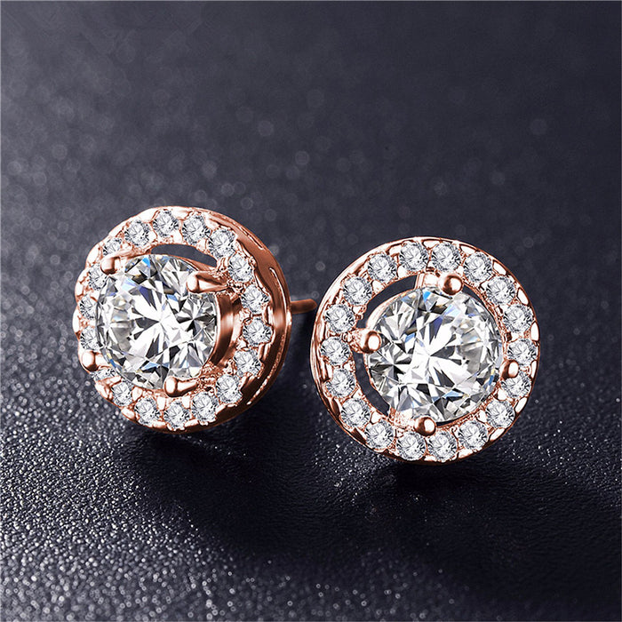 Wholesale Men' s unique diamond-encrusted earrings