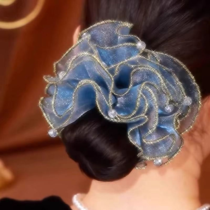 Wholesale Extra Large High Elasticity Fluffy Hair Scrunchies