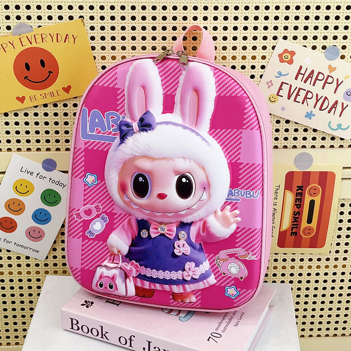 Wholesale Cute cartoon backpack for kindergarten boys and girls with cartoon dolls