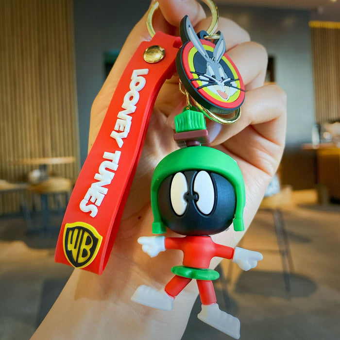 Wholesale Silicone Cartoon Doll Keychain JDC-KC-MingT212