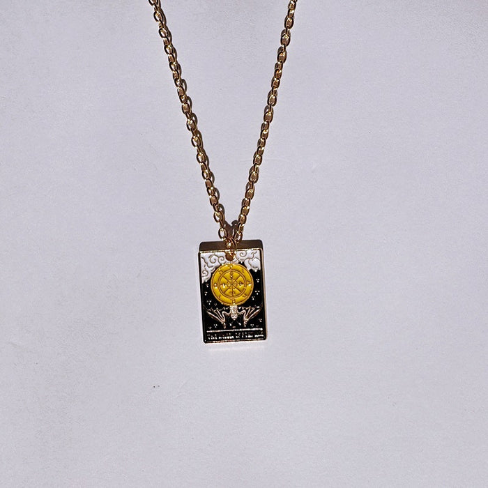 Wholesale Tarot Card Series Pendant Choker Necklace
