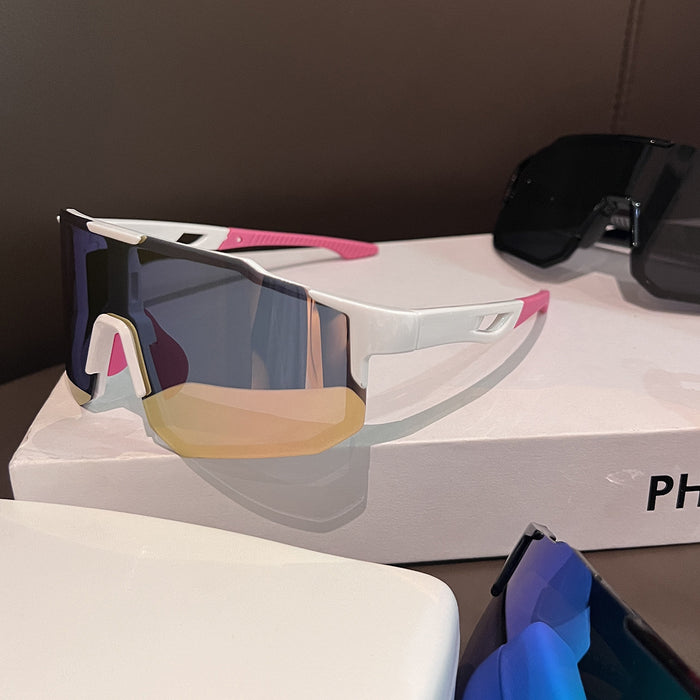 Wholesale New Outdoor Sports Cycling Windproof Sunshade Glasses Colorful Sunglasses Motorcycle