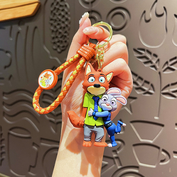 Wholesale Keychain Cute Cartoon Couple Bag Pendant
