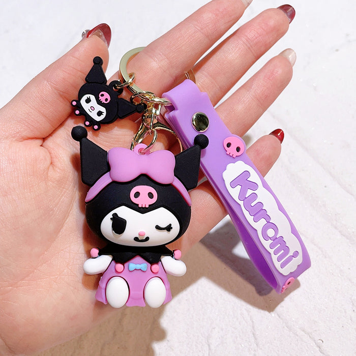 Wholesale Halloween Cartoon Silicone Doll Keychain JDC-KC-QiChao055